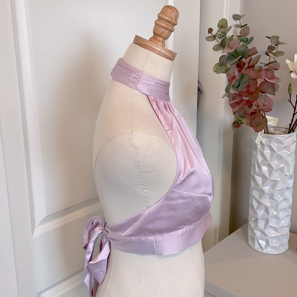 HANSEN & GRETEL | Pink Halter Top | Size Medium - Picture 2 of 10